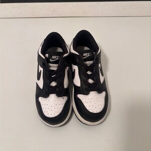 Nike toddler panda Black and White Athletic Sneakers